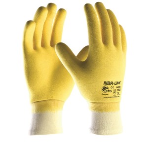 ATG rokavice NBR-Lite full coating rumene