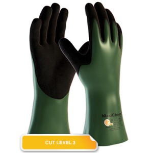 ATG MaxiChem Cut dolge polne rokavice 30 cm Velikost 9