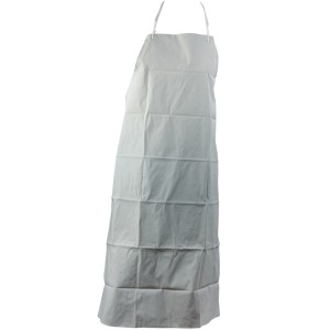 PVC predpasnik BLANC, bel 110 x 75 cm