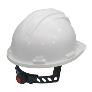 Električarska čelada 5RG bela - kolo