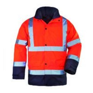 4v1 signalno zaščitna Hi-viz parka ROAD WAY oranžna