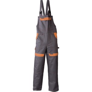 Delovne kavbojke Cool Trend sivo-oranžne, vel 52