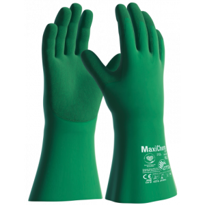 Dolge zelene rokavice ATG MaxiChem Cut velikosti 35 cm