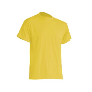 Moška majica s kratkimi rokavi rumena, 150gr