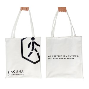 Promocijska platnena torba Lacuna, bela