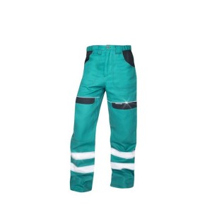 Delovne hlače COOL TREND HI VIZ zelene, vel 58